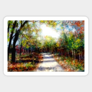 Autumn Walk 2 Sticker